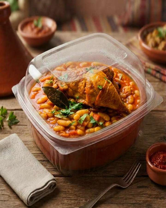 Haricots Blancs & Poulet Doré Fait Maison" 🍗🫘